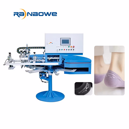 Máquina de punteado totalmente computarizada para calcetines y guantes